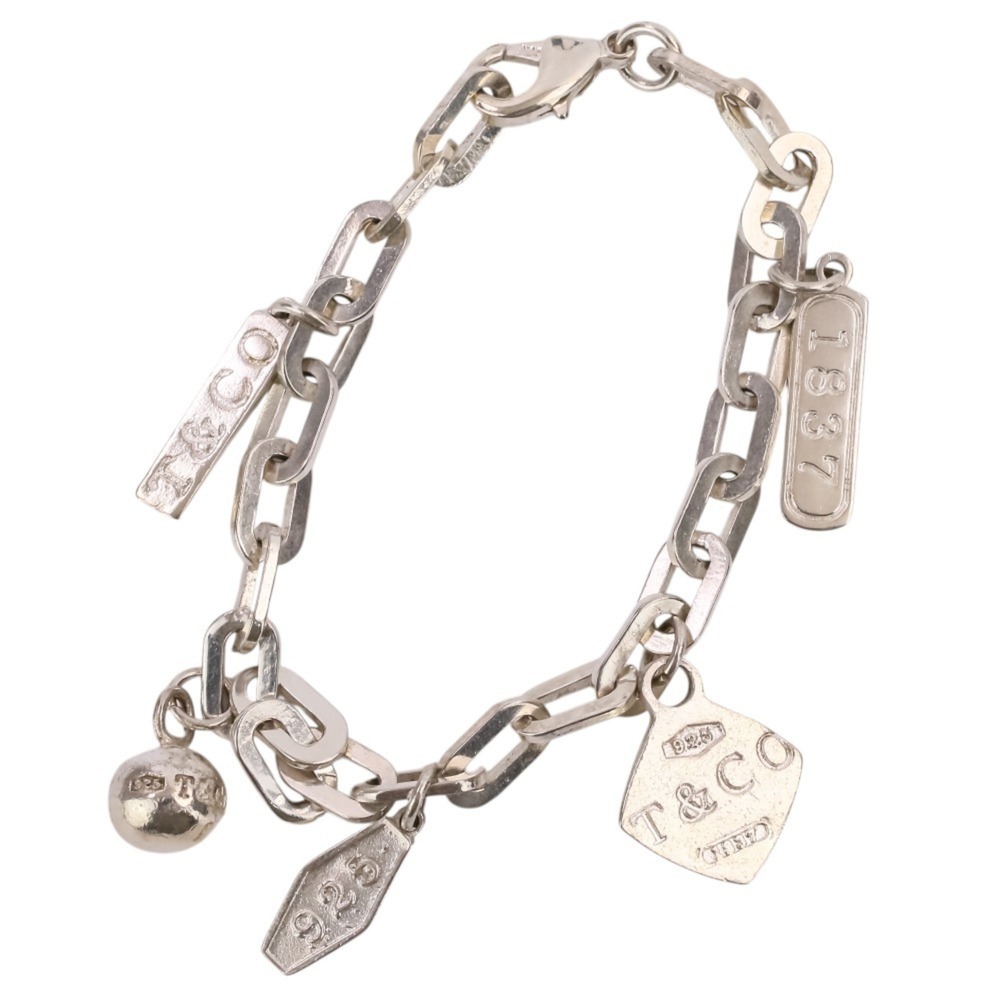 TIFFANY Authentic Silver Charm Bracelet